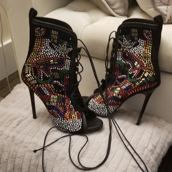 Giuseppe Zanotti Shoes - Rhinestone booties